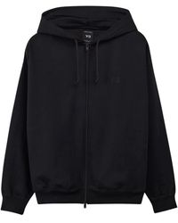 Y-3 - Katoenen Logo Hoodie - Lyst