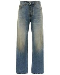 MM6 by Maison Margiela - Straight Jeans - Lyst