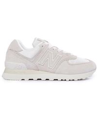 New balance 574 damen weiss leder Clearance