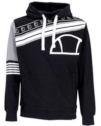 Ellesse - Hoodies & Sweatvesten ,Zwart ,Katoen Zwarte Hoodie Lichtgewicht - Lyst