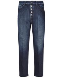 Dondup - Koons Loose-Fit Five-Pocket Broeken - Lyst