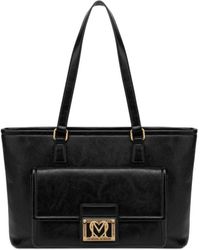 Love Moschino - Schwarze Taschen Für Stilvolle Outfits - Lyst