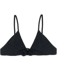 Coperni - Badmode ,Zwart ,Flower Bikini Top - Lyst