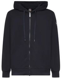 Colmar - Hoodies & Sweatvesten ,Blauw ,Katoen Full Zip Hooded Sweatshirt - Lyst