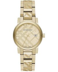 Burberry - Bu9145 The City Goldfarbene Damenuhr - Lyst