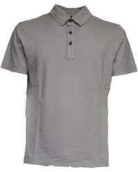 Dondup - Tops ,Grijs ,Katoen Regular-Fit Poloshirt Van Jersey Slub - Lyst