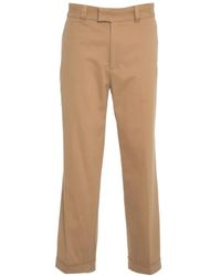 Paolo Pecora - Klassische Chino Hose Marrone Aw25 - Lyst