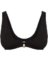 Bondeye - Badmode ,Zwart ,Nylon Ring Scout Crop - Lyst