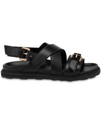 Moschino - Flat Sandals - Lyst