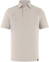 BOGGI - Tops ,Katoen Polo Shirt Van Een Mix Van Katoen, Polyester En Zijde - Lyst
