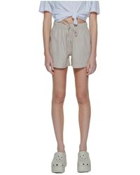 ONLY - Shorts de lino colección primavera/verano - Lyst