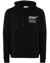 In Gold We Trust - Hoodies & Sweatvesten ,Zwart ,Evolution Zwart Shirt - Lyst
