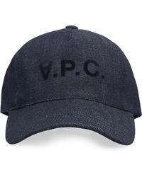 A.P.C. - Logo Baseball Cap - Lyst