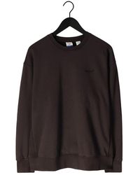 Levi's - Hoodies & Sweatvesten ,Zwart ,Katoen Authentic Crewneck Sweatshirt - Lyst