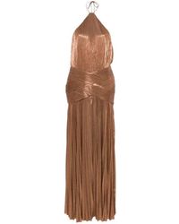 retroféte - Kleedjes ,Bruin ,Polyester Amberley Dress - Lyst