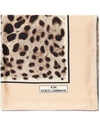 Dolce & Gabbana - Silk Scarf - Lyst
