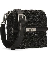 Dolce & Gabbana - Zwarte Crossbody Tas Met Twist-Lock - Lyst