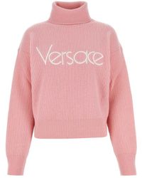 Versace - Knitwear > turtlenecks - Lyst