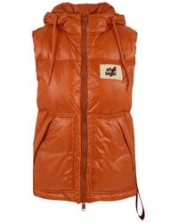 AFTER LABEL - Jassen ,Oranje ,Verstelbare Hoodies Met Zijzakken - Lyst