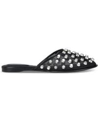 Alexander Wang - Schwarze Flache Hausschuhe Sandalen - Lyst