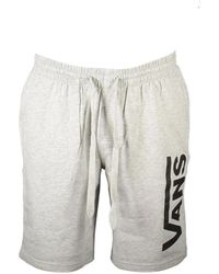 Vans - Korte Broeken ,Grijs ,Grijze Herenshorts Met Elastische Taille - Lyst