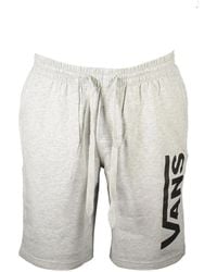 Vans - Korte Broeken ,Grijs ,Grijze Herenshorts Met Elastische Taille - Lyst