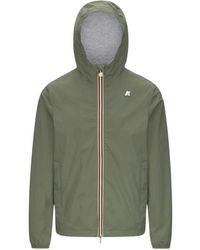 K-Way - Jassen ,Groen ,Nylon Jack Stretch Nylon Jersey - Lyst