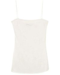 Jacquemus - Tops ,Wit ,Plumetis Knit - Lyst