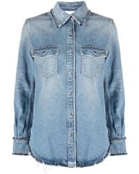Chloé - Denim Blouse - Lyst