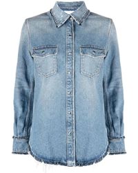 Chloé - Denim Blouse - Lyst