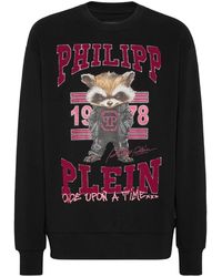 Philipp Plein - Sudadera Con Aplique De Mapache - Lyst