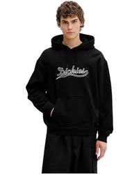 Dickies - Hoodies & Sweatvesten ,Zwart ,Katoen Loose Wave Pullover Hoodie - Lyst