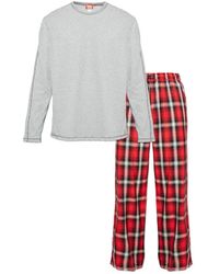 DIESEL - Nachtkleding ,Veelkleurig ,Tweed Kit-James Tweedelige Pyjama Set - Lyst