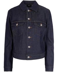 A.P.C. - Denim Jackets - Lyst