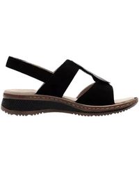 Ara - Schoenen ,Zwart ,Suède Hawaii Sandal - Lyst