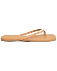 TKEES - Schoenen ,Leer Lily Nudes Flip Flop - Lyst