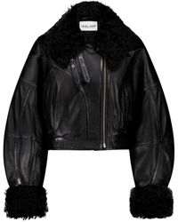 Vaillant - Cropped Aviator Jacket - Lyst