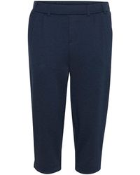 Kaffe - Midnight Marine Capri Hose - Lyst