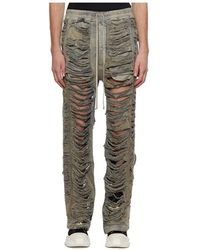 Rick Owens - Denim cut pusher pants - Lyst