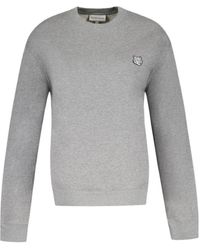 Maison Kitsuné - Fuchskopf patch sweatshirt - Lyst
