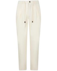 Moorer - Cropped Trousers - Lyst