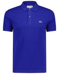 Lacoste - Logo slim-fit polo shirt - Lyst
