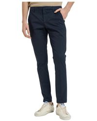 Dondup - Broeken ,Blauw ,Katoen Gaubert Chino - Lyst