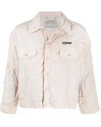 Off-White c/o Virgil Abloh - Logo Windbreaker Bomber Jacket - Lyst