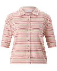 Hemisphere - Kort Gebreid Vest Met Korte Mouwen - Lyst