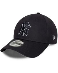 KTZ - Accessoires ,Zwart ,Katoen Outline 9Forty New York Yankees - Lyst
