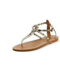 K. Jacques - Shoes > sandals > flat sandals - Lyst