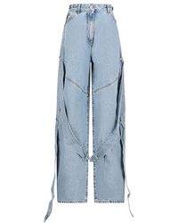 The Attico - Straight Fit Jeans - Lyst