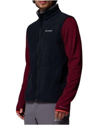 Columbia - Fitness ,Zwart ,Polyester Fast Trek Fleece Vest - Lyst