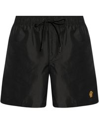 Versace - Badeshorts mit patch - Lyst